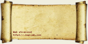 Atanasije Stojaković vizit kartica